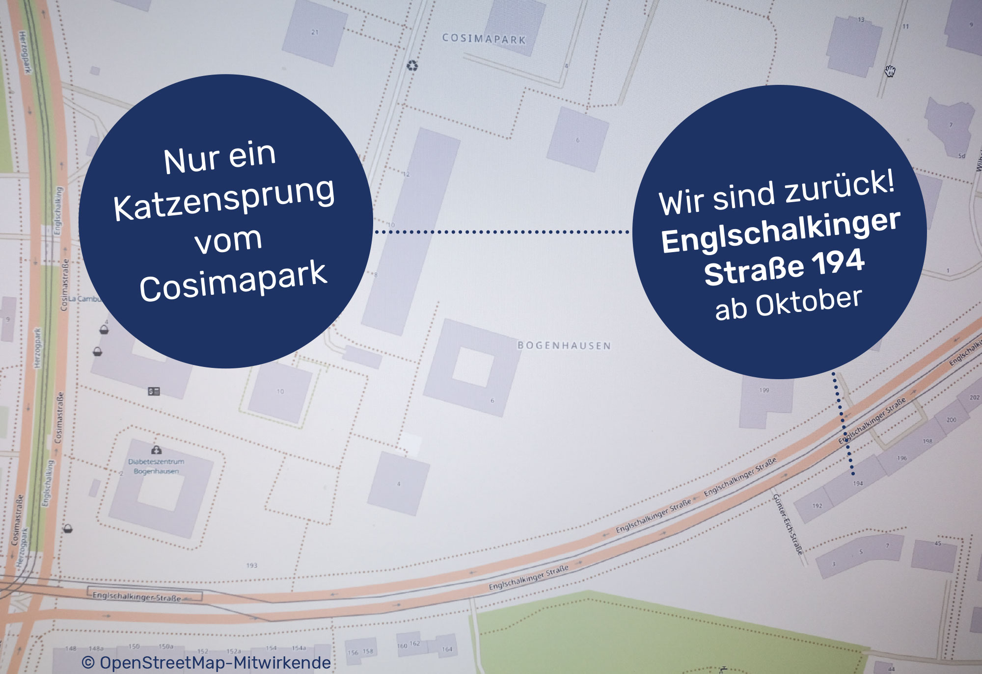 Umzugs in die Englschalkinger Str. 194